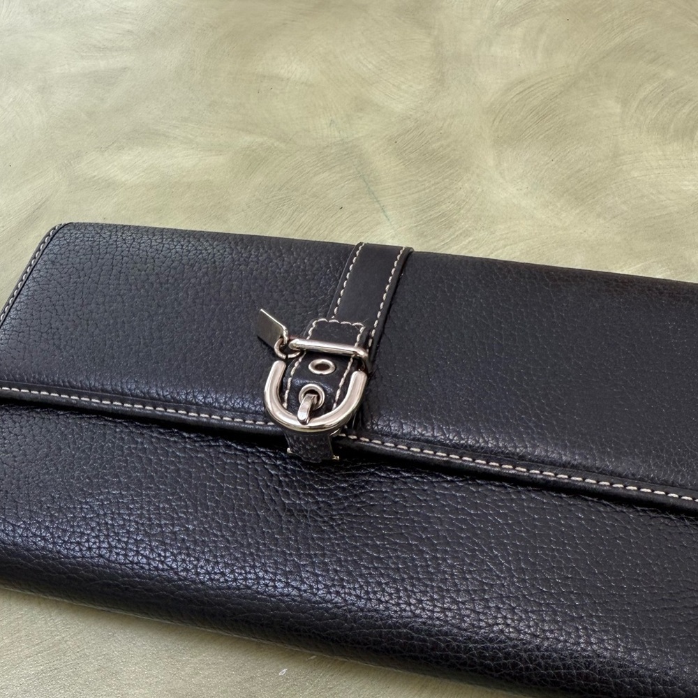 Coach Black Leather wallet - Picture 7 of 11